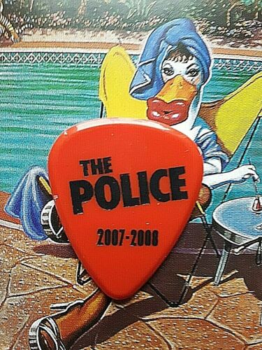 THE POLICE Andy Summers 2007-2008 Reunion Tour red guitar pick