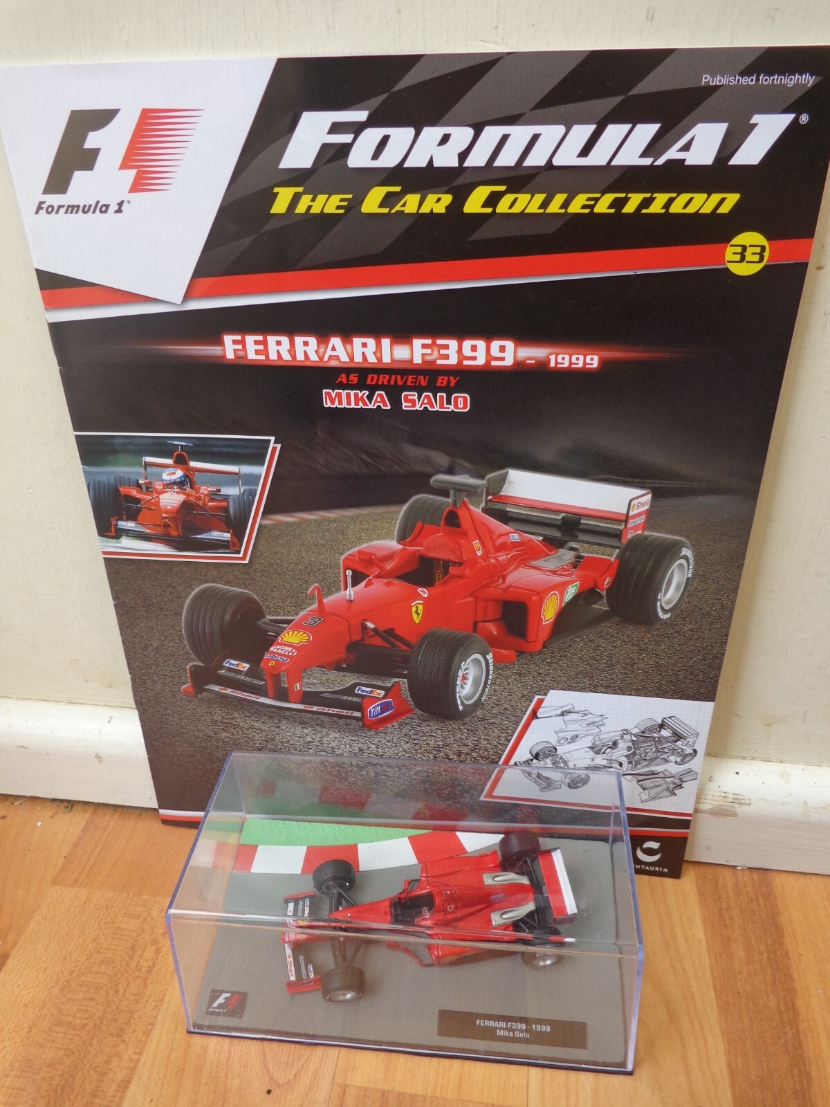 1/43 F1 FORMULA 1 CAR COLLECTION - 1999 FERRARI F399 MIKA