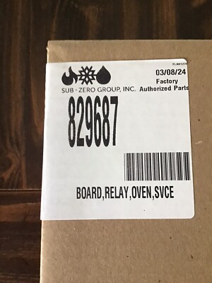 OEM Sub-Zero Oven Relay Board 829687 NIB