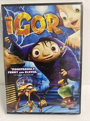 Igor DVD Animated Movie Rated PG New