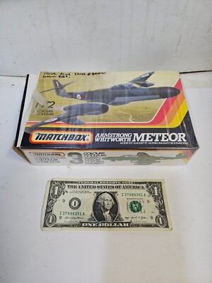 Matchbox Armstrong Whitworth Meteor NF.14/12/11 1/72 Scale  -New, Missing Decals