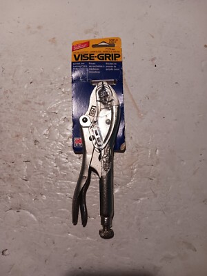 Petersen-Dewitt Vise-Grip Pliers No. 7CR USA Original Package, Curved Jaws
