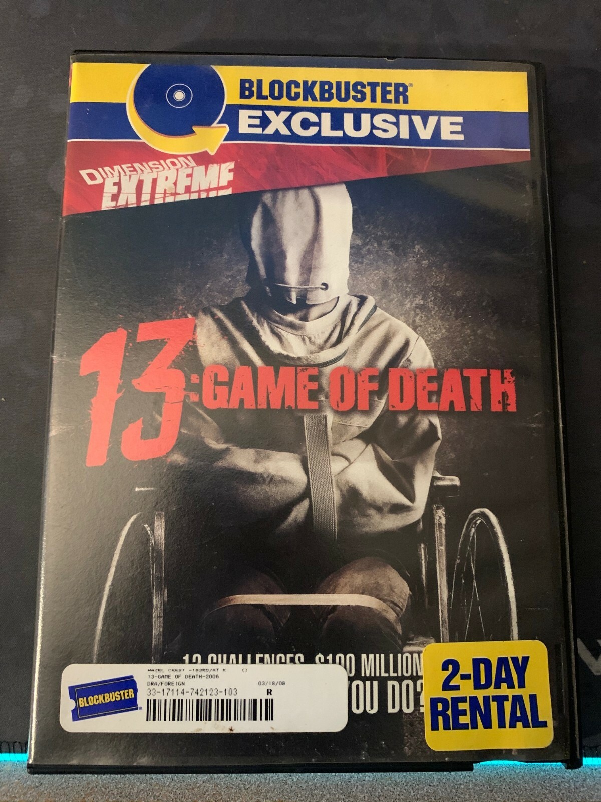 13: Game of Death DVD blockbuster exclusive Used