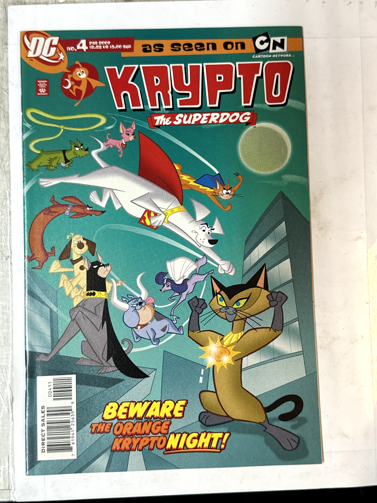 krypto the super dog #4 beware the orange krypto night dc comics