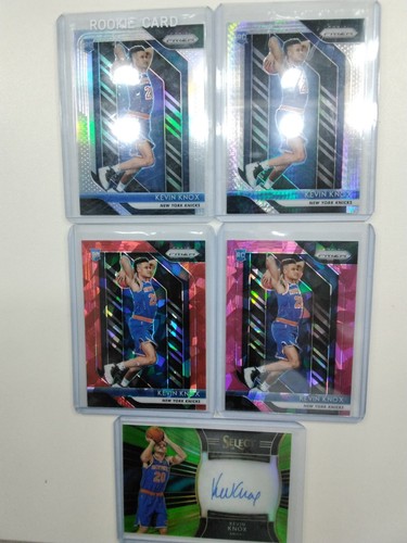 2018-19 SELECT KEVIN KNOX NEON GREEN RC AUTO (5) Cards 52/99