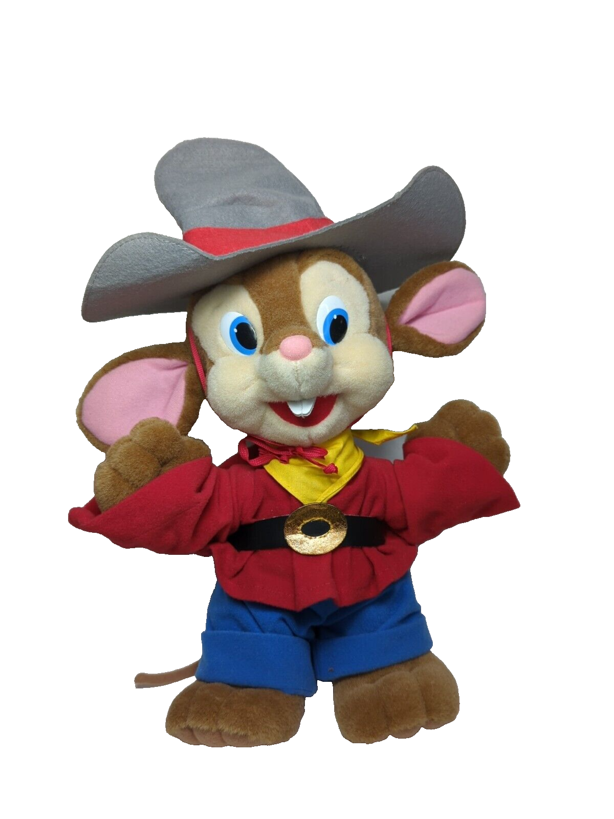 Fievel Stuffed Animal An American Tale Vtg Fievel Goes West Plush Mouse 13