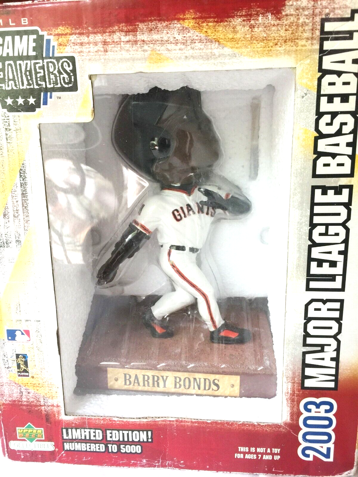 スポーツ 2003 UpperDeckClassic Barry Bonds Figure Barry