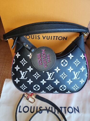 Authentic LOUIS VUITTON BICOLOR Monogram Empreinte Bagatelle