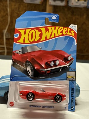 Hot Wheels '72 STINGRAY CONVERTIBLE Red 47/250 HW Factory Fresh 5/10 Corvette
