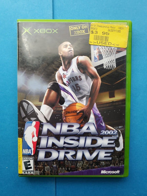 NBA Inside Drive 2002 Xbox Complete w/Manual Tested & Works Fast Shipping