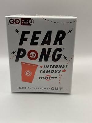 CUT Fear Pong Internet Famous Refreshed Party Game Drinking Game