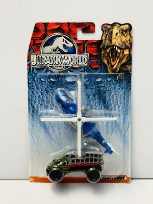Matchbox 2015 Jurassic World Mission Chopper & Mauler Hauler 2 Pack NEW Sealed