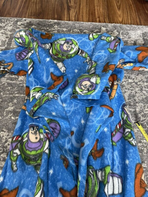 Disney Pixar TOY STORY Buzz Woody Fleece SNUGGIE Sleeved Throw Blanket Robe
