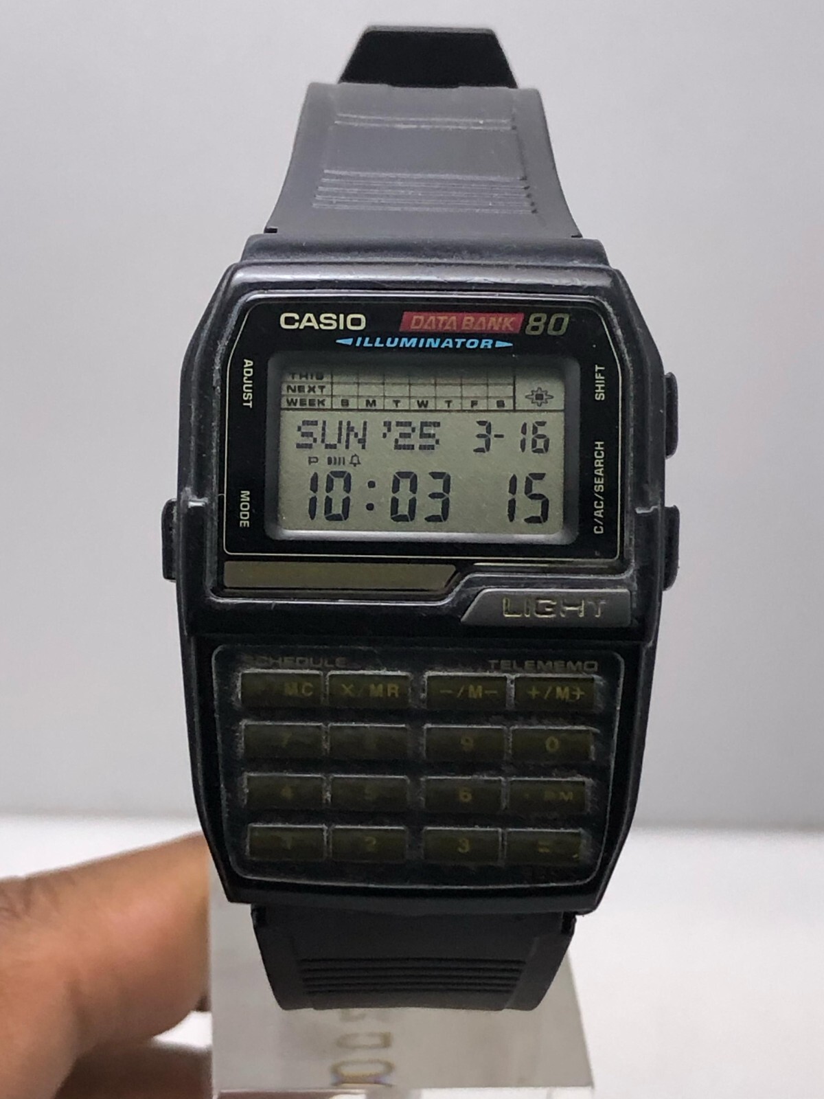 Vintage Casio 1478 DBC-81 Data Bank 80 Calculator Digtial
