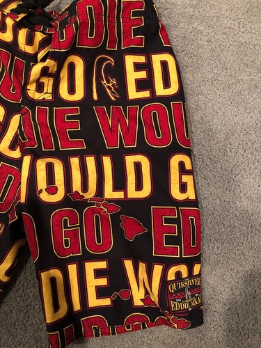 Quiksilver 2013-2014 Eddie Would Go Aikau Youth XL/7 Boardshorts