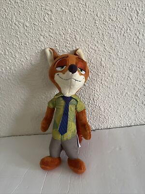 Nick Wilde Fox Disney Zootopia Plush Stuffed Animal 11  Tomy Toy Lovey