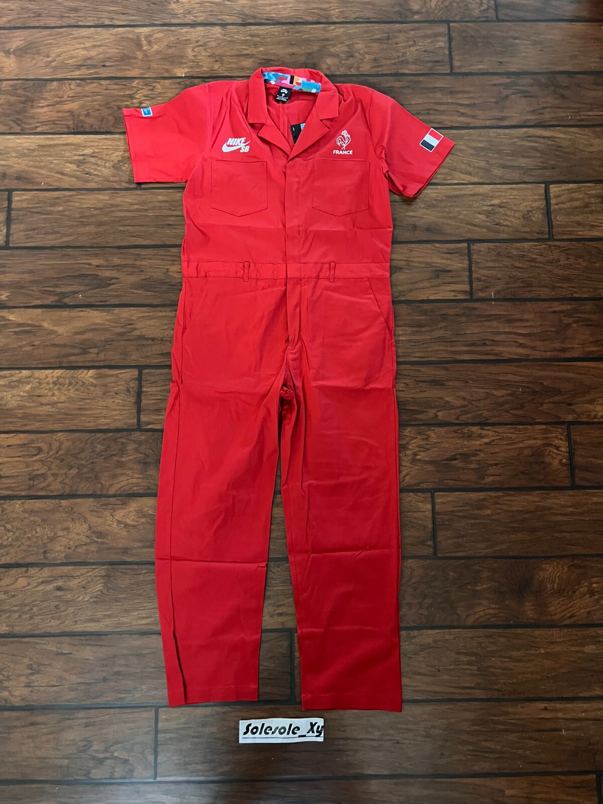 NIKE - 新品未使用品　Nike SB カバーオール　レッド　オリンピック　フランス代表 Nike SB Parra Olimpics France Skate Coveralls Red DM7701-636
