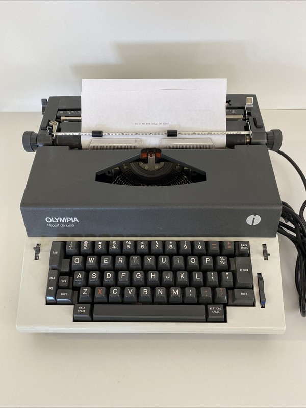 197X Olympia Report electric on the Typewriter Database