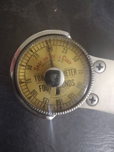 VINTAGE SNAP-ON TOOLS Torqometer TQ-150 - Torque Wrench