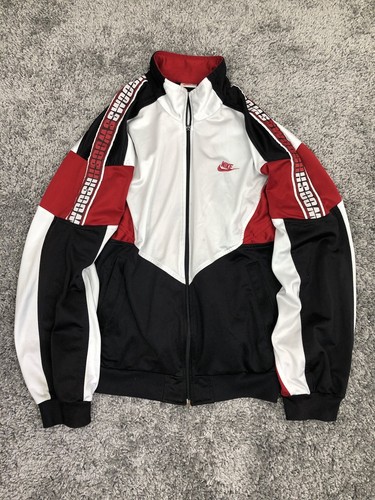 90s Nike USA Sport Track Zip Up Training Vintage Sweatshirt