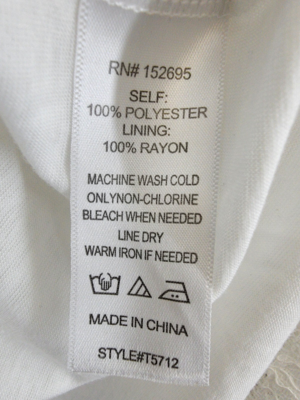 KOKO + MASON Long Sleeve Lace Top Women's S White Ruffled Button Back Closure - Picture 13 of 15