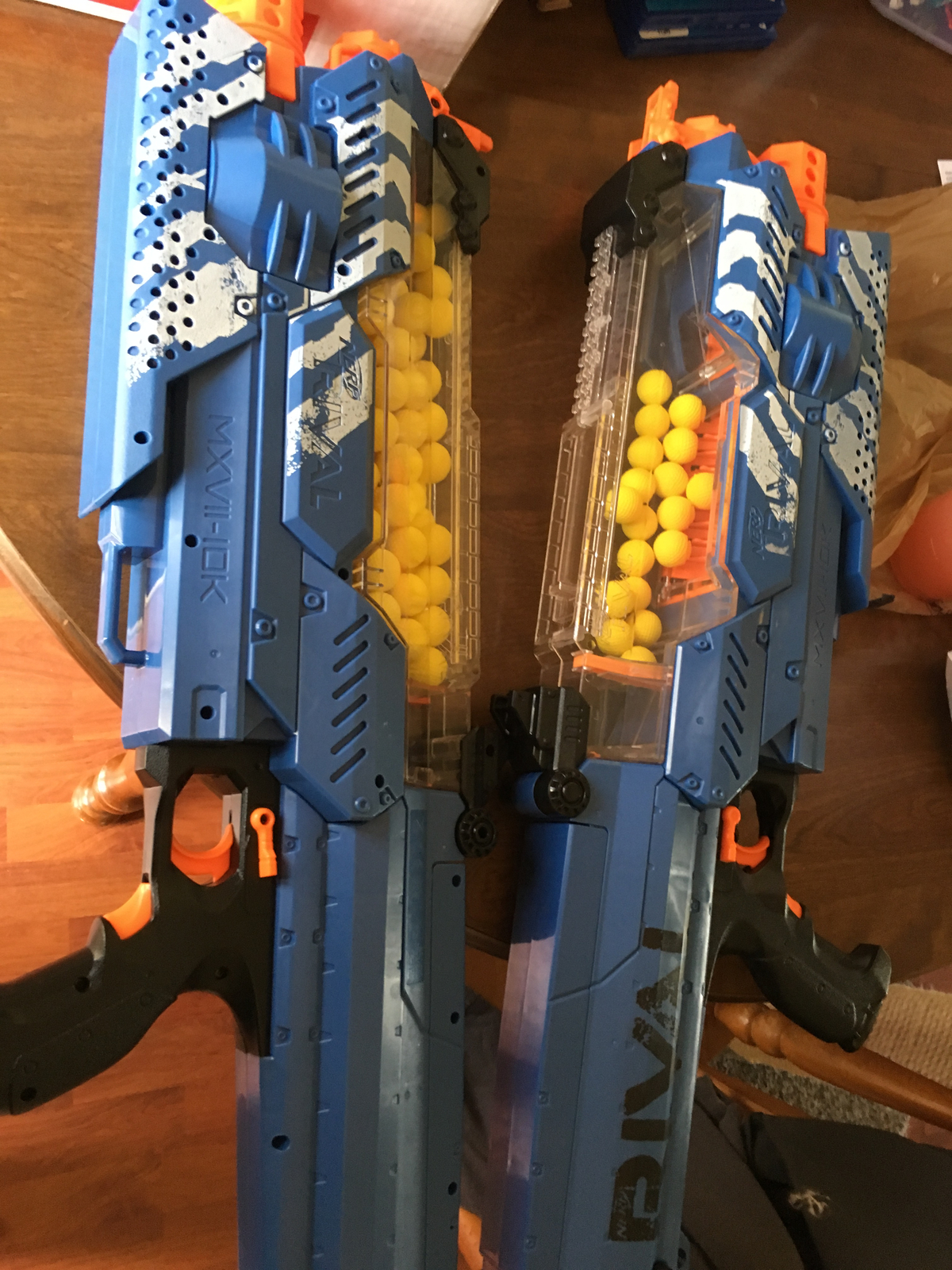 Nerf Rival Nemesis MXVII-10K Team Blue Blaster Fully