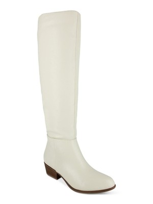 

ESPRIT Женские ботинки цвета слоновой кости с акцентом на молнии и миндалем на блочном каблуке 6,5, Цвет слоновой кости, E0TSE20