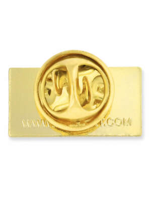 PinMart's Small Rectangle American Flag Lapel Pin with 50 Stars and 13 Stripes