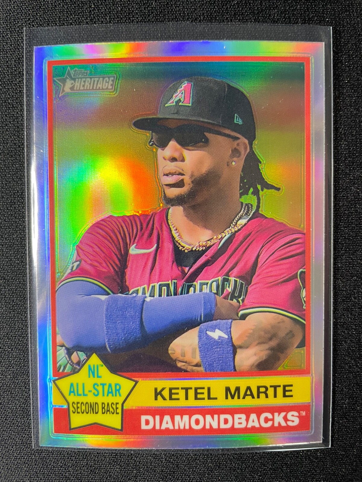 未開封品 TOPPS MLBカード CHROME BLACK KETEL MARTE ARIZONA DIAMONDBACKS 012/150 #CBA-KM 送料無料 中古 IT1 2023 Topps Chrome Baseball Ketel Marte Arizona Diamondbacks