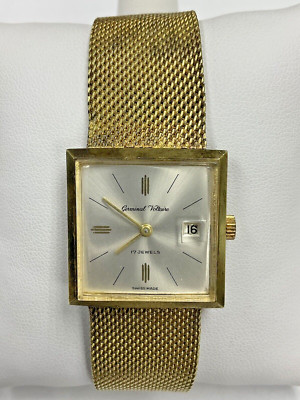 Vintage Gold Filled Germinal Voltaire 112Y Watch