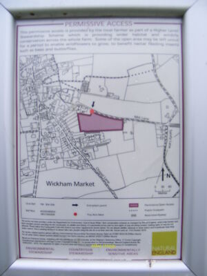 Photo 6x4 Stewardship Scheme Map Off Mill Lane c2011