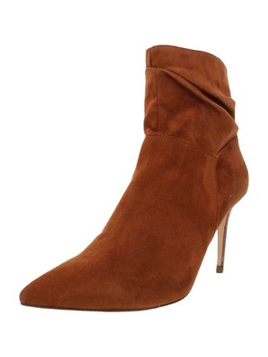 

XOXO Womens Brown Slouchy Comfort Taniah Острый носок Stiletto Zip-Up Boots, Коричневый, XO194034