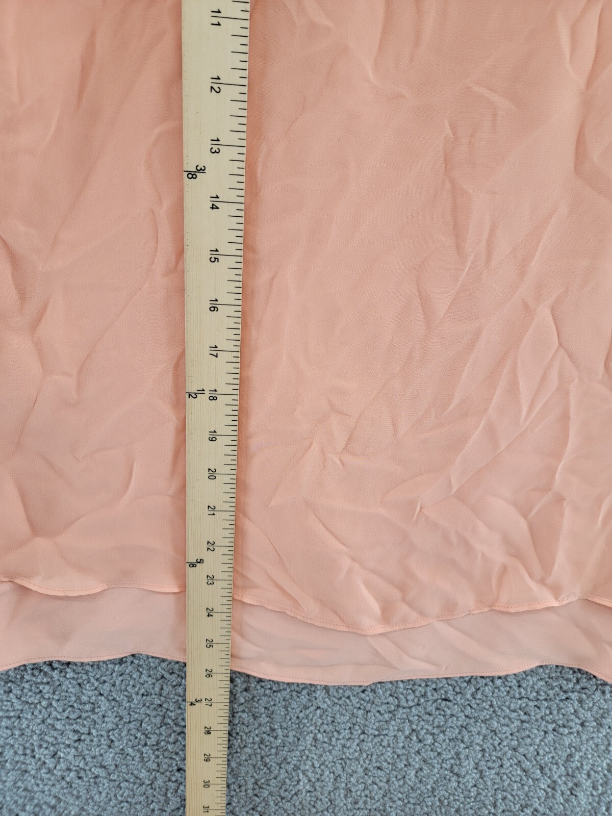 Anne Klein Double-Layer Tank Top Women's S Pink Round Neck Back Button Closure - Picture 6 of 16