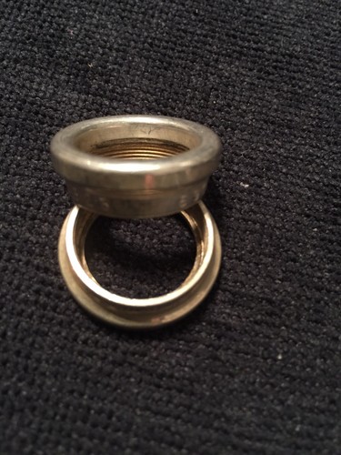 2 Screw On Mouthpiece Parts. B23, 690 And 695. Very Nice