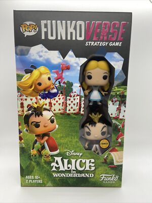 POP FUNKOVERSE CHASE ALICE IN WONDERLAND GAME STRATEGY GLITTER QUEEN OF HEARTS