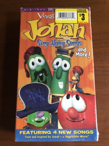 VeggieTales - Jonah Sing-Along Songs (VHS, 2002) SEALED VeggieTales - Jonah Sing-Along Songs (VHS, 2002) SEALED