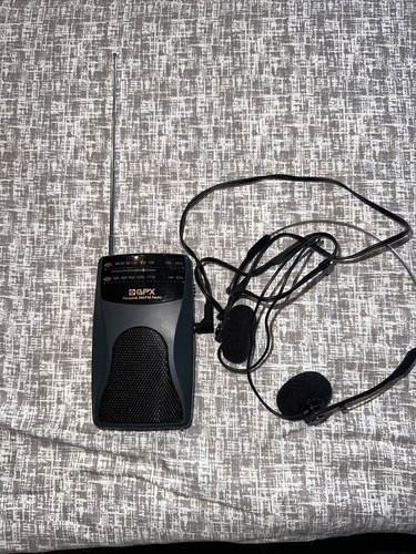 GPX Personal AM/FM Radio Model A2093 with Built In Speaker Tested