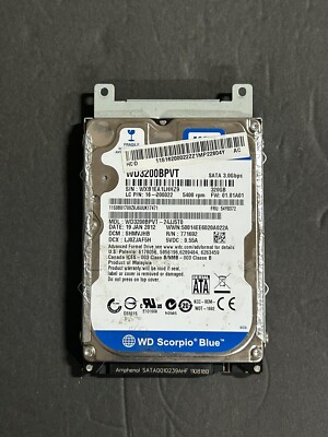 Western Digital 2.5'' SATA 320 GB 5400 RPM Laptop Hard Drive WD3200BPVT