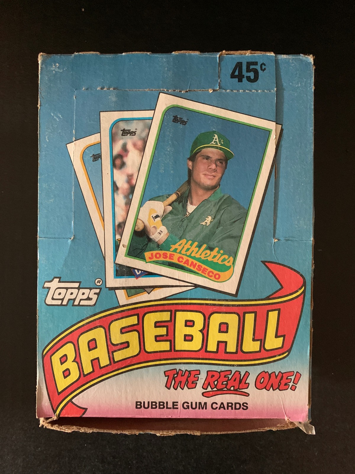 1989 Topps Baseball 36 Pack Wax Box Packs R Sealed damaged box