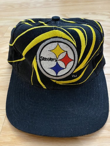 80-90s USA製 NFL ブラックレザーキャップ Steelers New Era Pittsburgh Steelers 80 Seasons Black Classic Edition