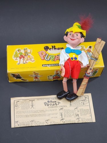 Antique Pelham Puppet Marionette Pinocchio Marlborough Wilts