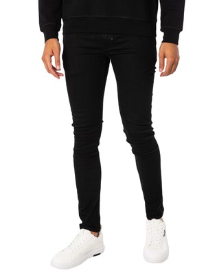

Мужские зауженные джинсы Antony Morato Ozzy, черные, Черный, MMDT00241-FA750411-9000