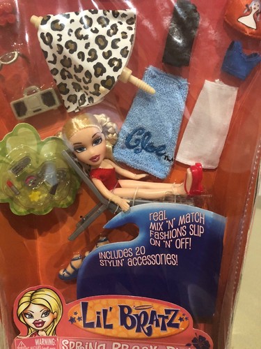 Lil’ BRATZ DOLL 5” CLOE” FASHION TOTE w/ 20 Accessories-New In Box