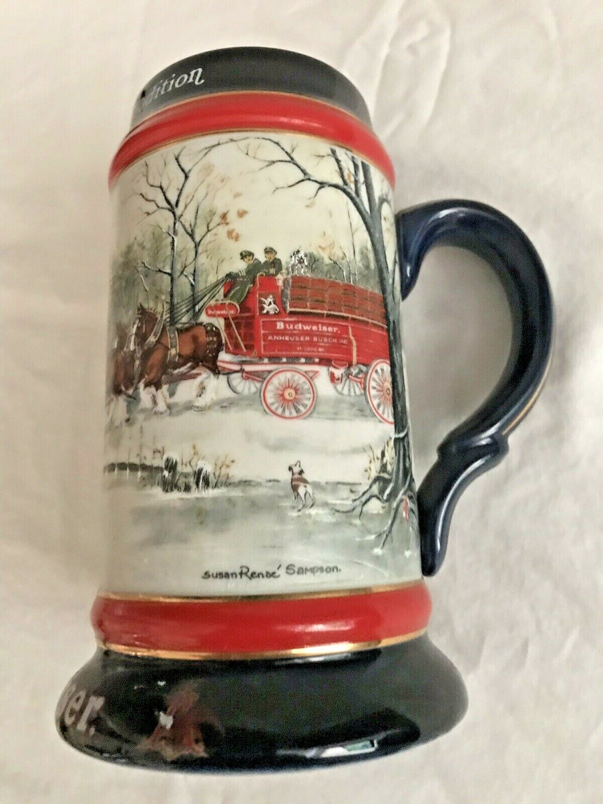 vintage budweiser beer steins