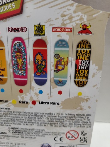 Workshop (Ultra Rare) Tech Deck Fingerboard Skateboard Throwback Series NEW