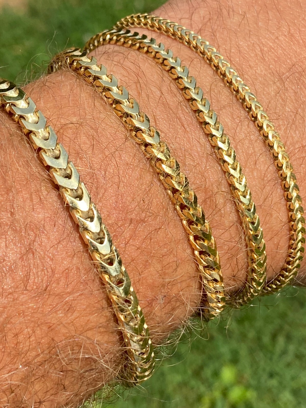 送料関税込【King Ice】5mm FRANCO BRACELET (2色) 国内発送♪ 送料関税込【King Ice】2.5mm FRANCO BRACELET☆(2色) 国内発送
