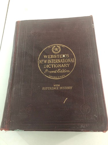 webster's international dictionary 英英辞典 LARGE Webster's New International Dictionary of English