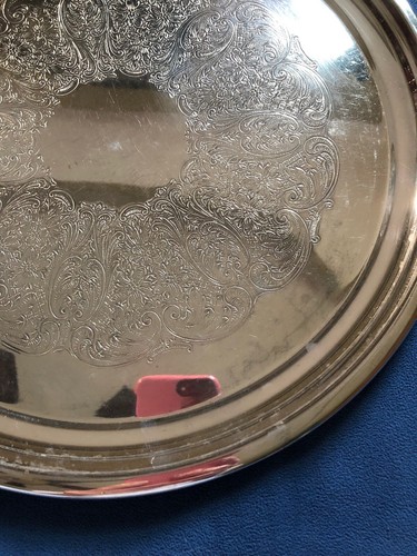 Newburyport Silvermiths 14 1/2” Platter Tray Silerplated