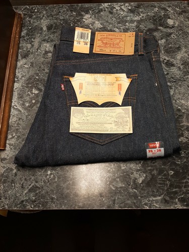 Pre-owned Levi's Vintage (1993)  501 Jeans - Made In Usa - With Tags - Indigo In Blue