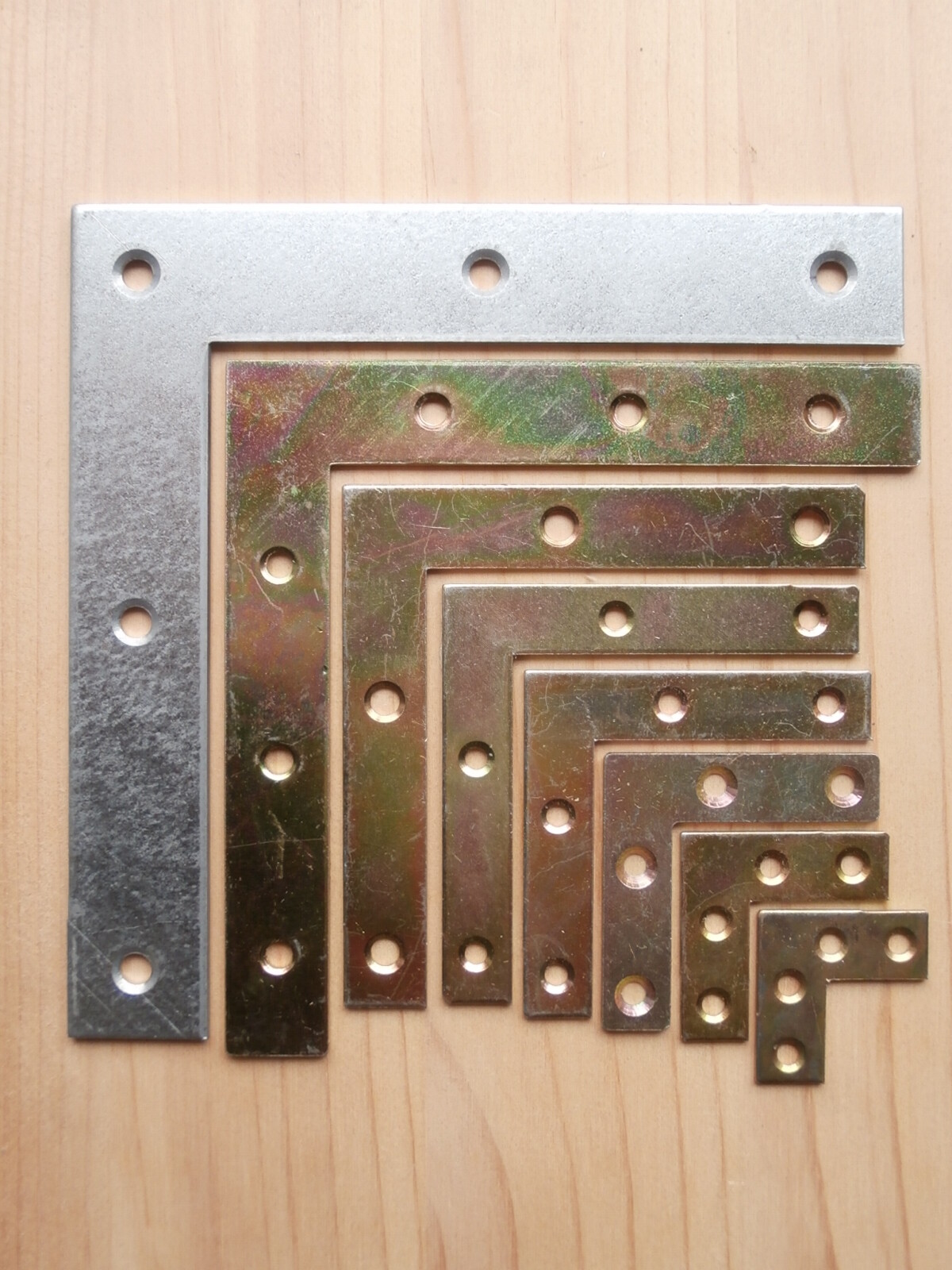 Flachwinkel Flach Verbinder Möbel Fenster Eck Winkel Holz Bau Loch Befestigung